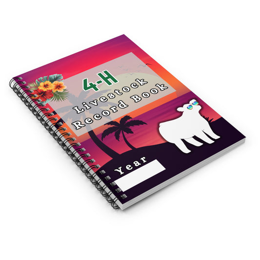 4H Record Book Hawaiian (Print at Home - Handwritten)