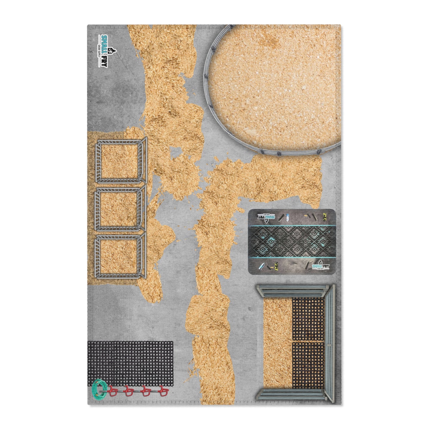 Show Livestock Play mat in the Barn 24"x36"