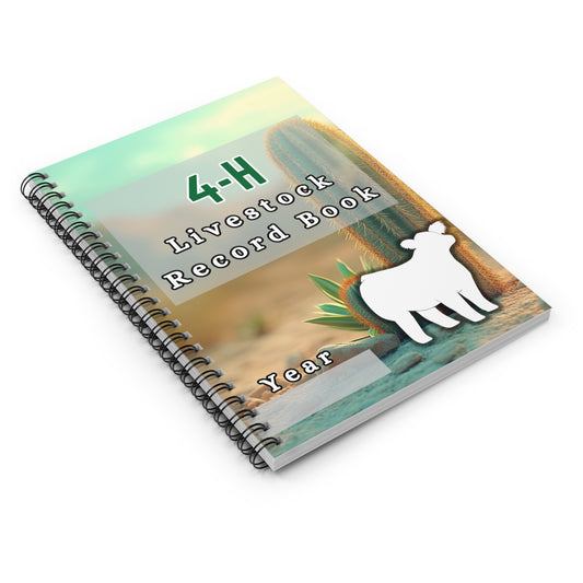 4H Record Book Cactus (Print at Home-Handwritten)