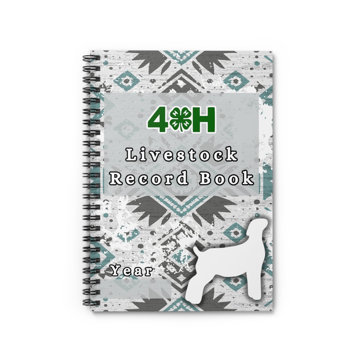4H Record Book Aztec Pattern (Print at Home)