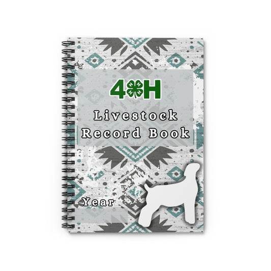4H Record Book Aztec Pattern (Print at Home)