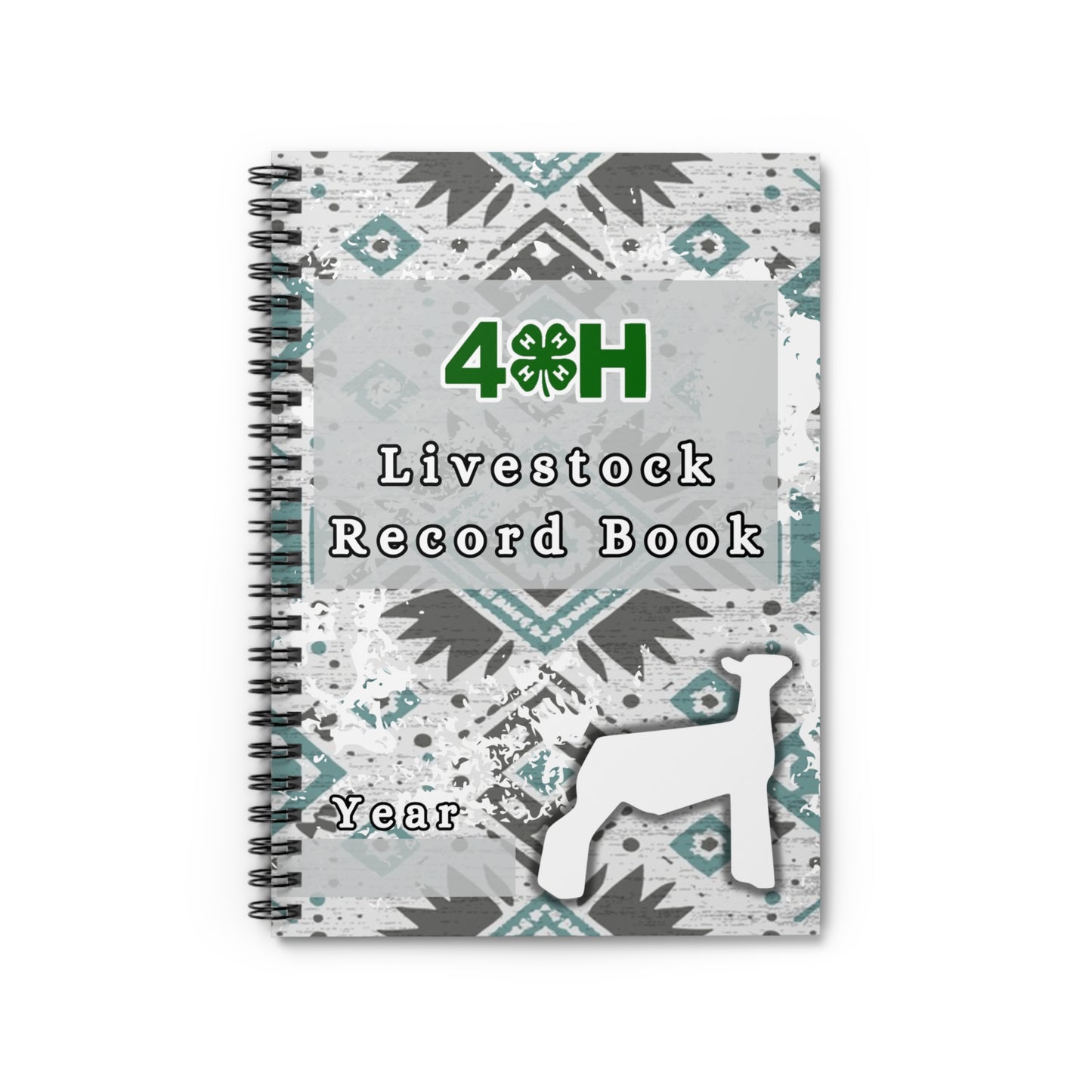 4H Record Book Aztec Pattern (Print at Home)