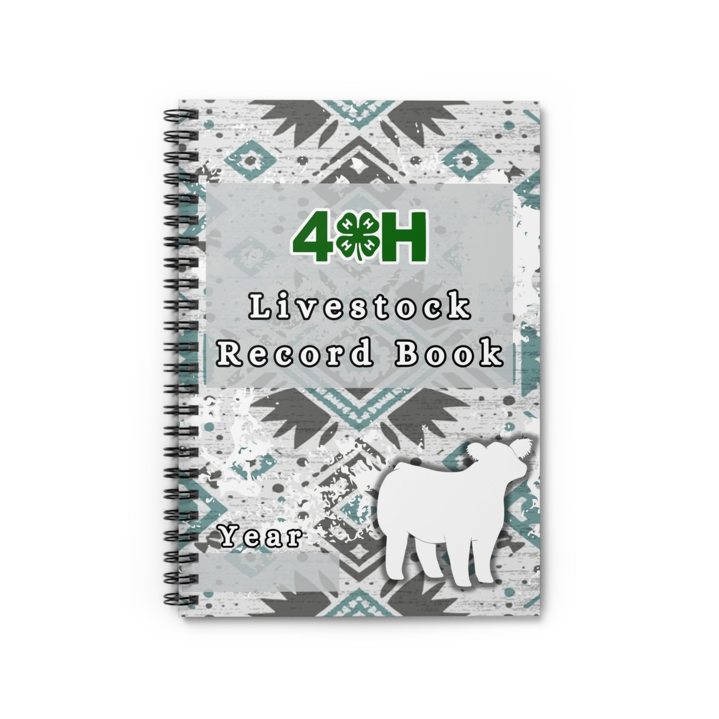 4H Record Book Aztec Pattern (Print at Home)