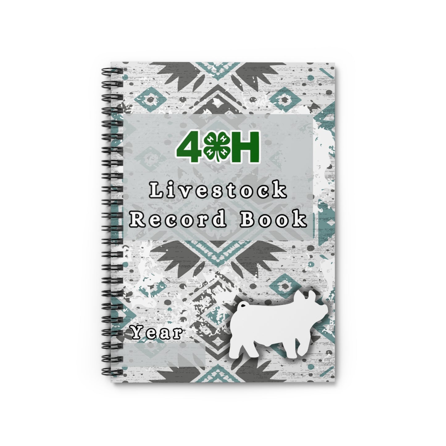 4H Record Book Aztec Pattern (Print at Home)