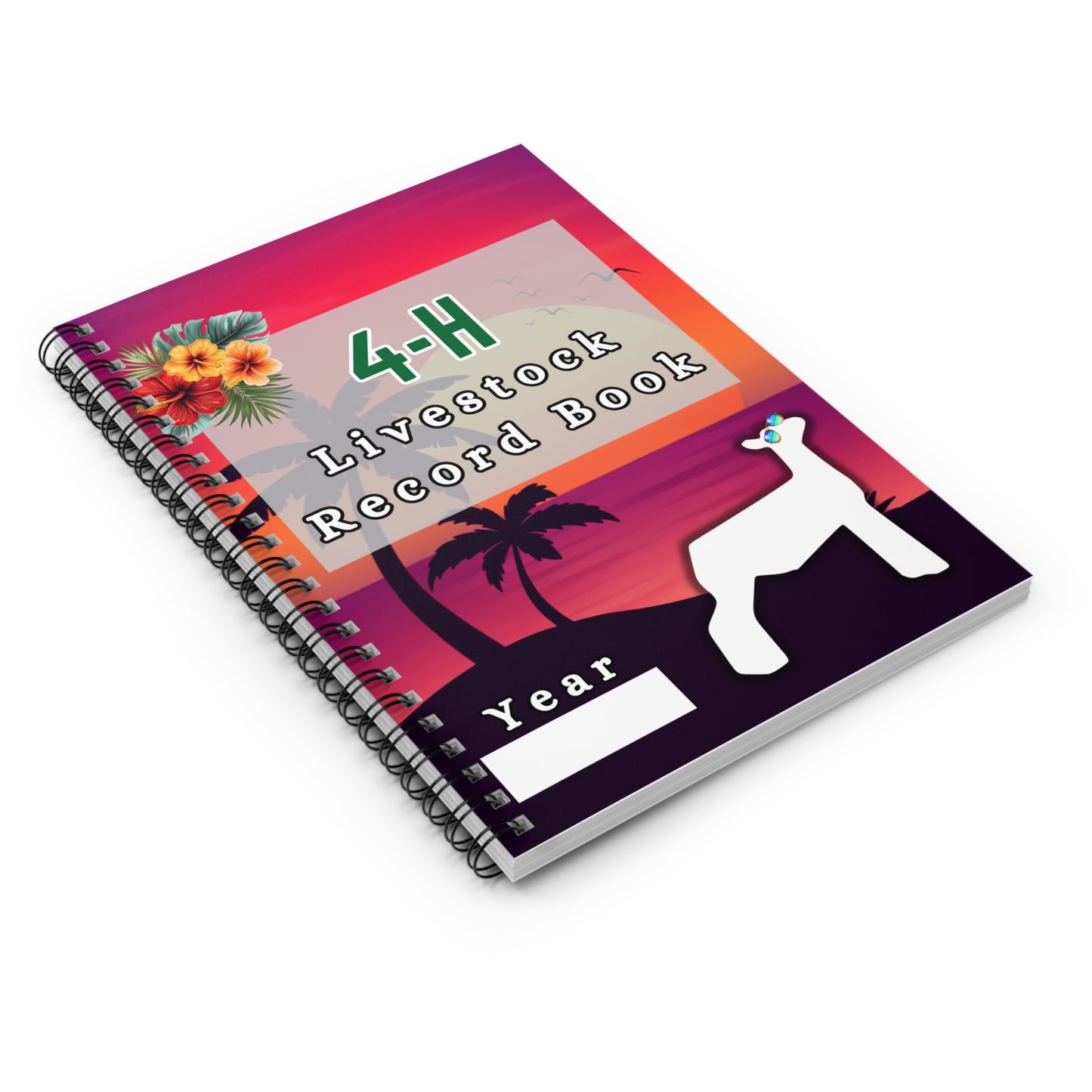 4H Record Book Hawaiian (Print at Home - Handwritten)