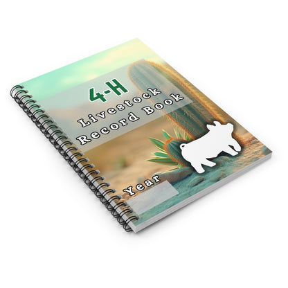 4H Record Book Cactus (Print at Home-Handwritten)