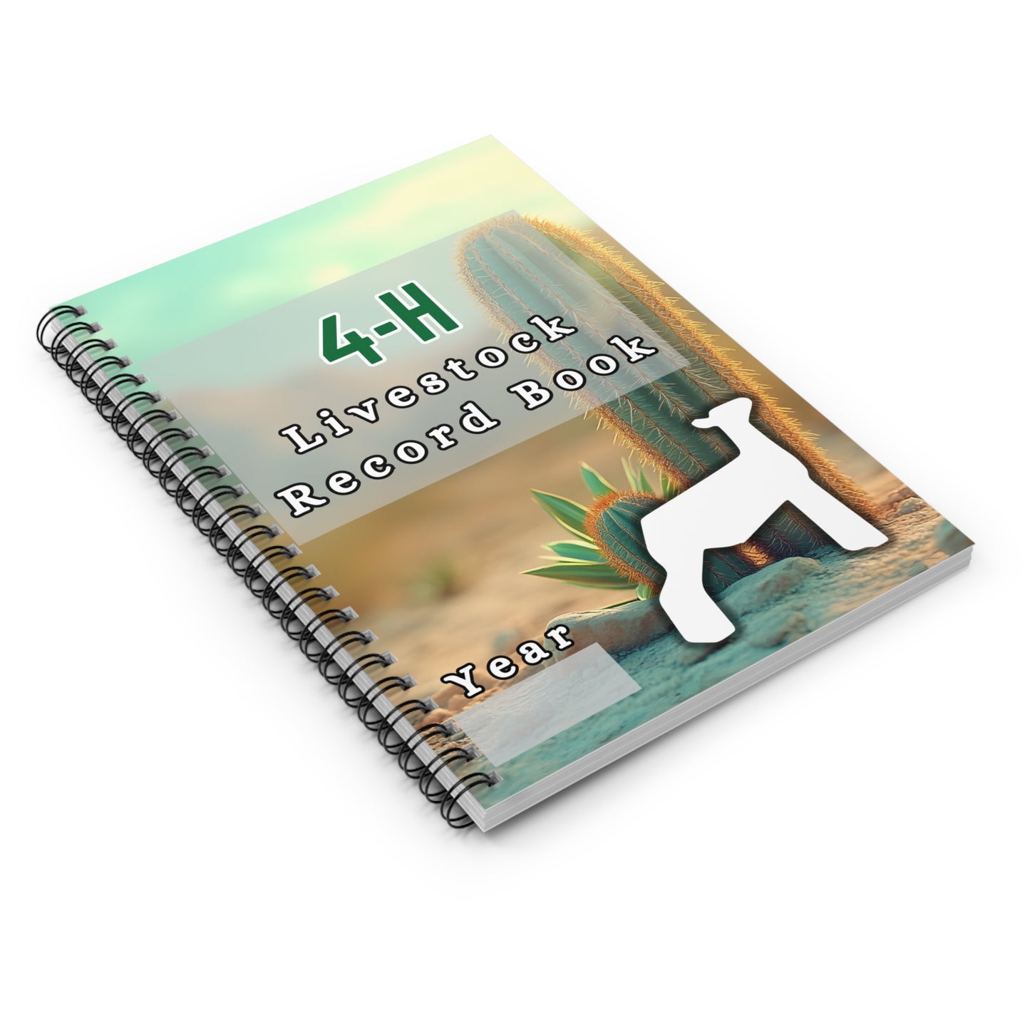 4H Record Book Cactus (Print at Home-Handwritten)