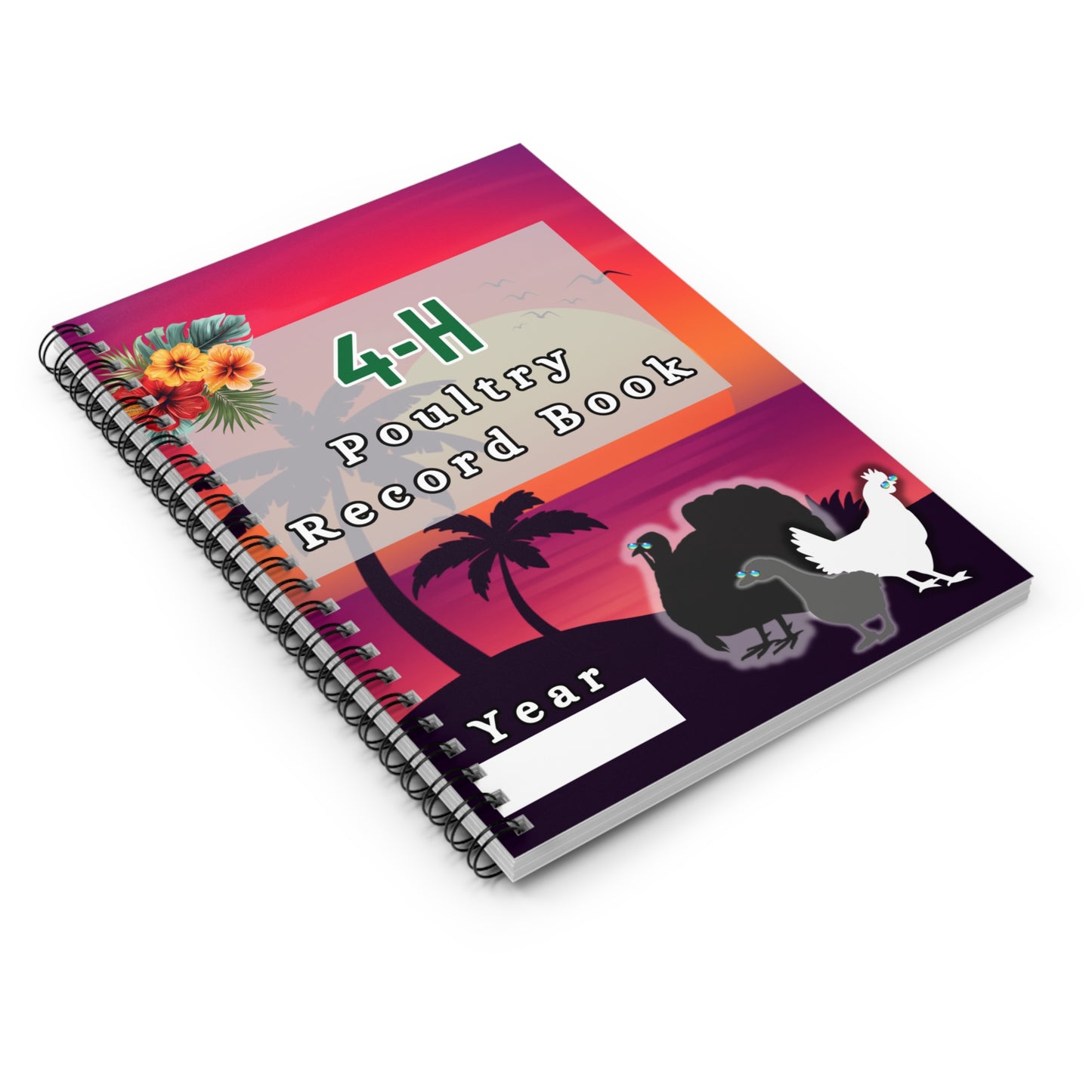 4H Record Book Hawaiian (Print at Home - Handwritten)