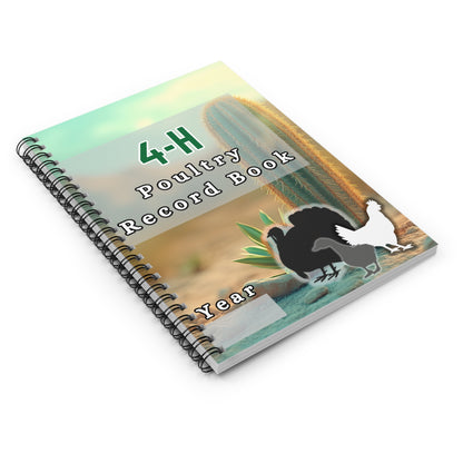 4H Record Book Cactus (Print at Home-Handwritten)