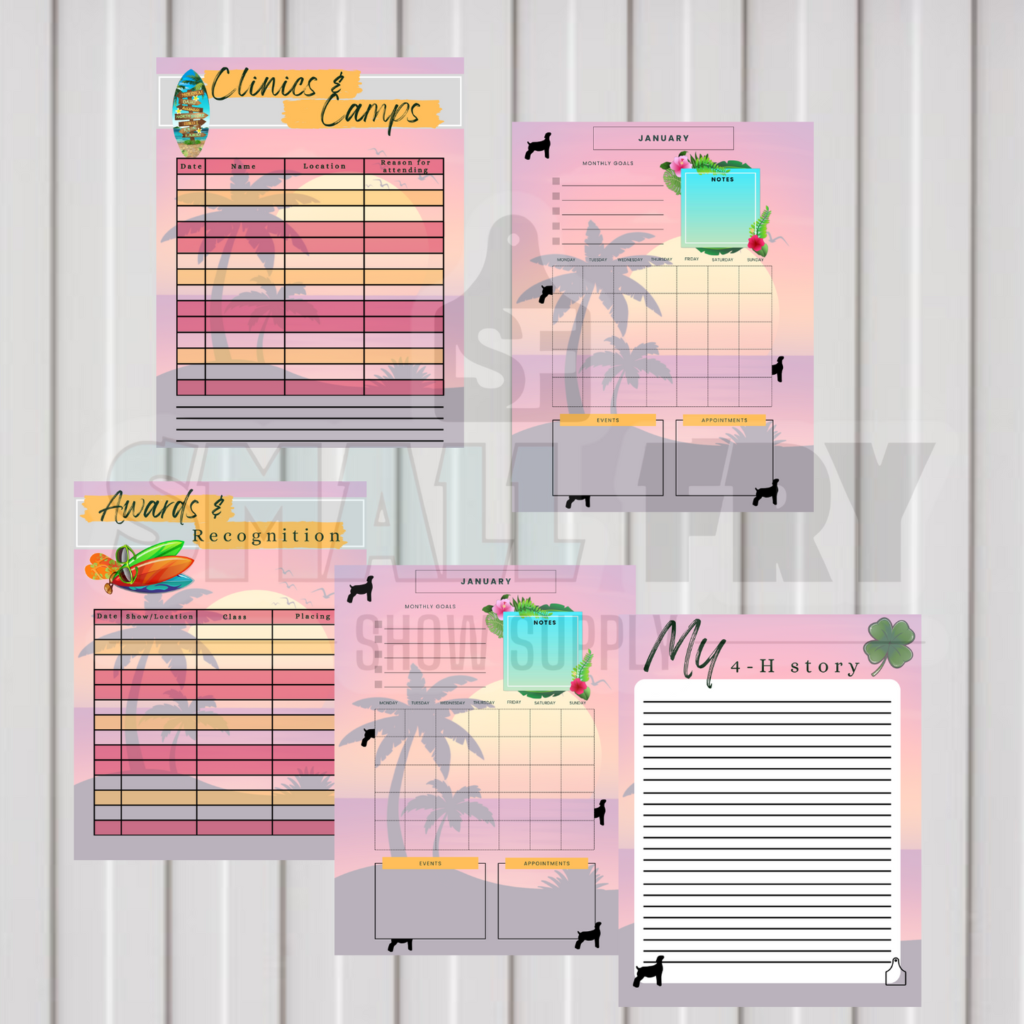 4H Record Book Hawaiian (Print at Home)