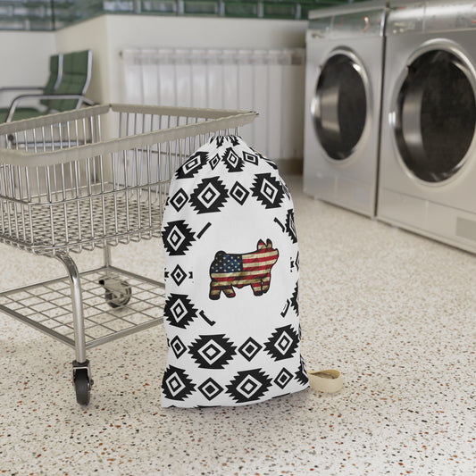 Show Pig Laundry Bag