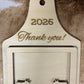 4x6 photo insert ear tag thank you