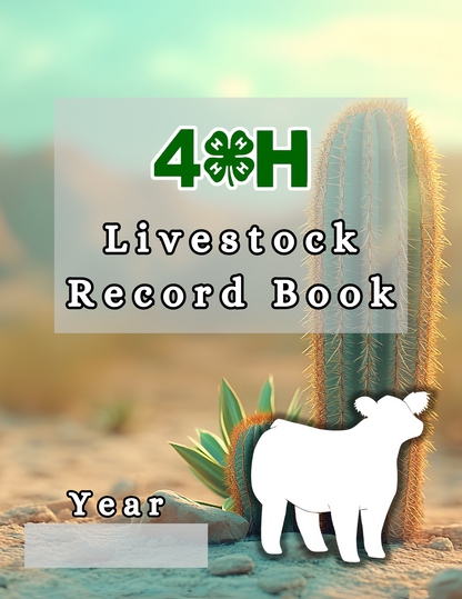 4H Record Book Cactus (Print at Home)