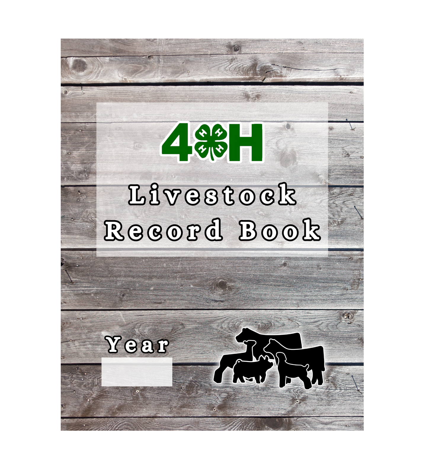 4H Record Book interactive PDF/typed (Barnwood)