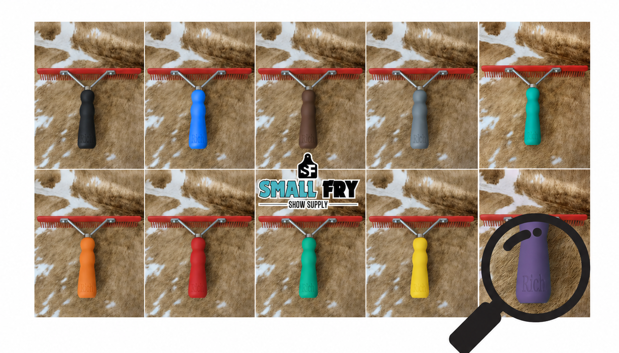 Wrap Covers combs, cattle show stick, manure forks ect. (3-PK)