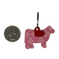 Valentine livestock keychain