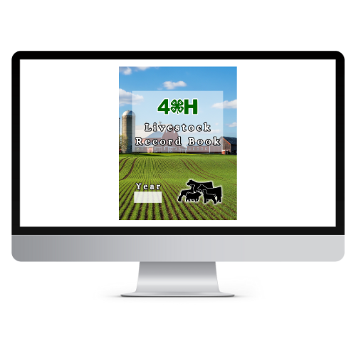 4H Record Book interactive PDF/typed (Farm)