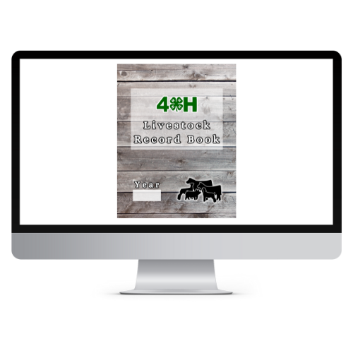 4H Record Book interactive PDF/typed (Barnwood)