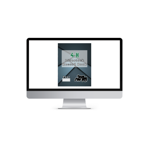 4H Record Book interactive PDF/typed (abstract/black)