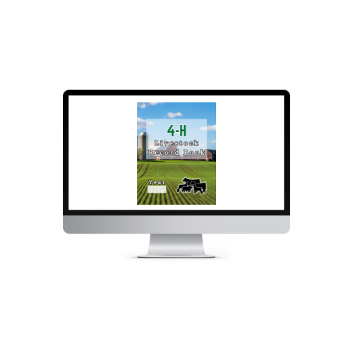 4H Record Book interactive PDF/typed (Farm)