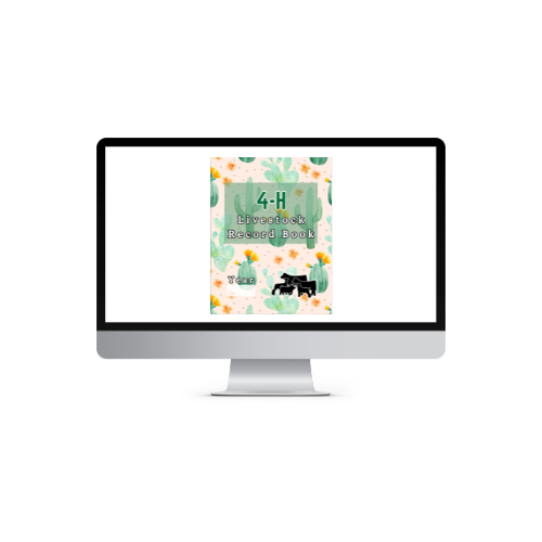 4H Record Book interactive PDF/ typed (Cactus)