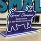 Acrylic Animal Award