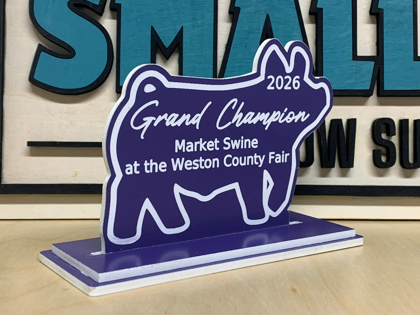 Acrylic Animal Award