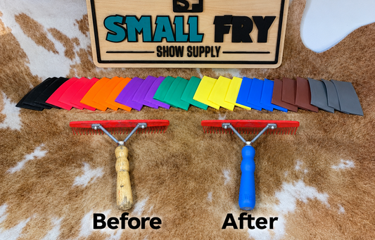 Comb wrap cover grips, cattle show stick, manure forks ect. (3-PK)
