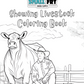 Showing Livestock Coloring Book